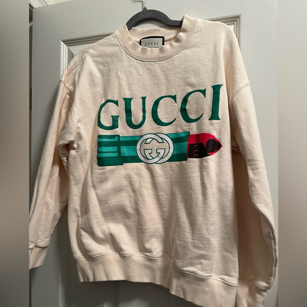 Gucci Lipstick Crewneck